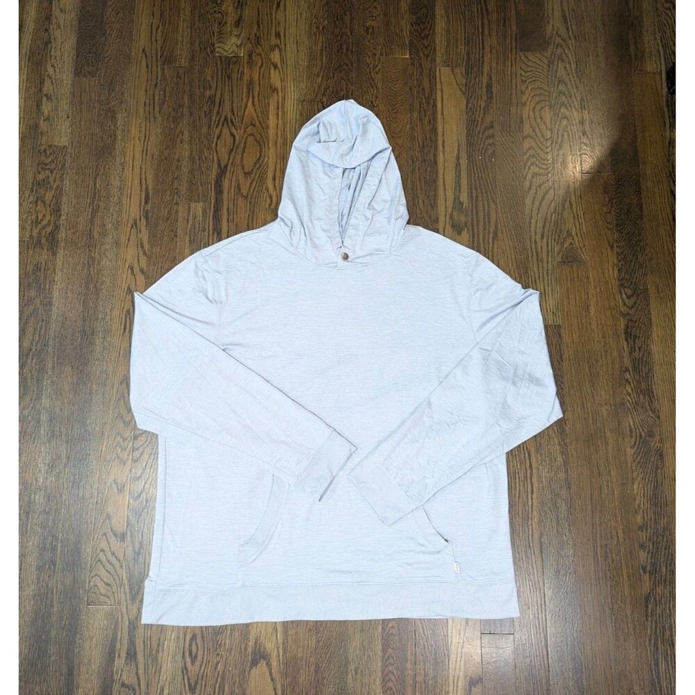 Maelreg Performance Pullover Hoodie Men's 2XL Gray Kangaroo Pouch Stretch EUC